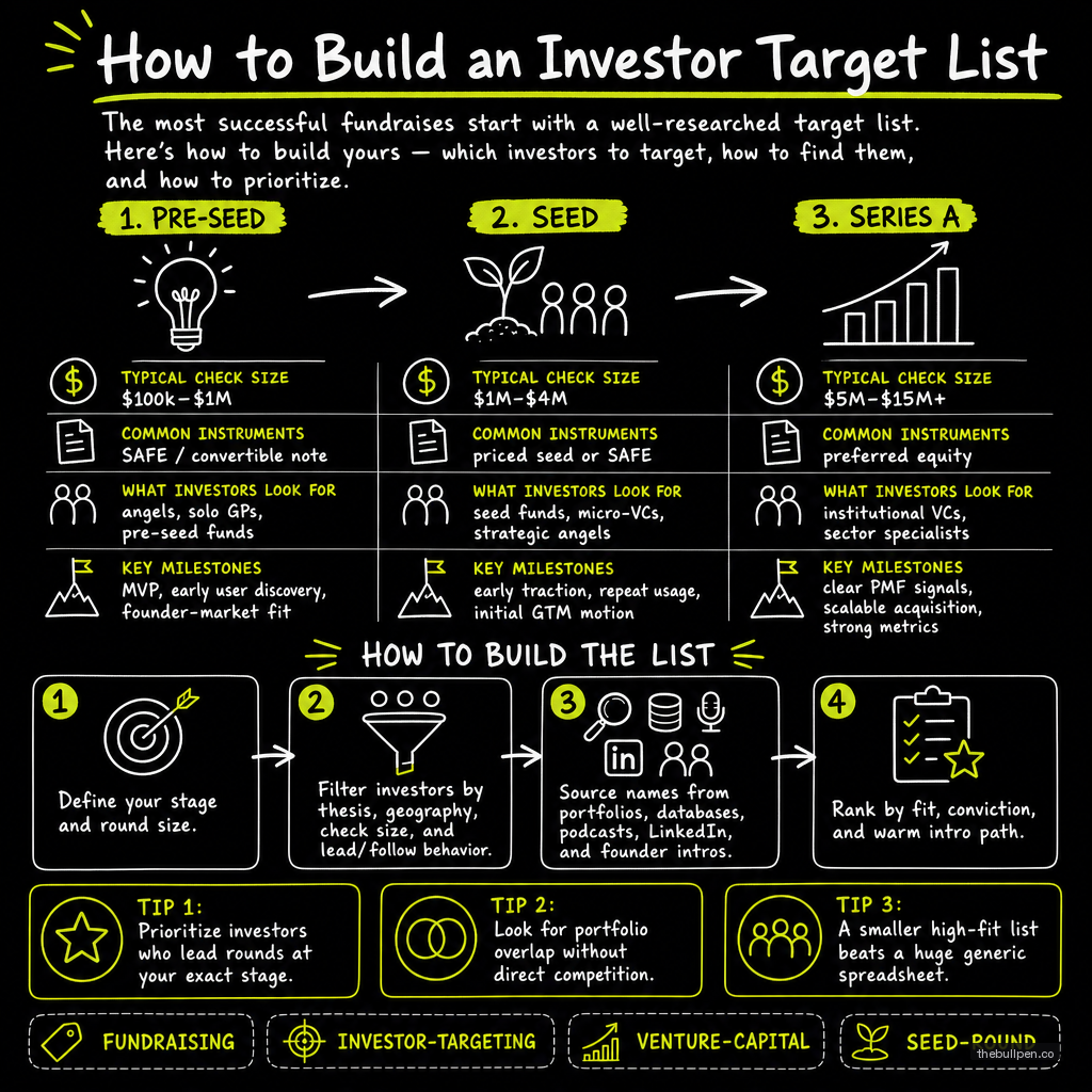 Illustration for How to Build an Investor Target List